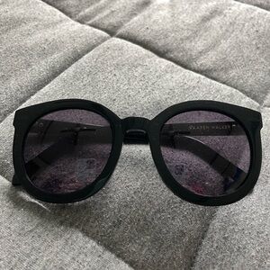 Karen Walker Super Duper Strength Sunglasses in black